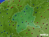 2021年06月03日の群馬県のアメダス(日照時間)