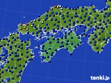 四国地方のアメダス実況(日照時間)(2021年06月04日)