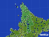 2021年06月04日の道北のアメダス(風向・風速)