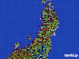2021年06月05日の東北地方のアメダス(日照時間)
