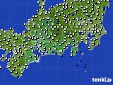 2021年06月05日の東海地方のアメダス(風向・風速)