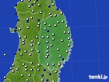 2021年06月05日の岩手県のアメダス(風向・風速)