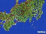 2021年06月06日の東海地方のアメダス(日照時間)