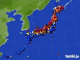 2021年06月06日のアメダス(日照時間)