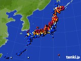 アメダス実況(日照時間)(2021年06月06日)