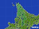 2021年06月06日の道北のアメダス(風向・風速)