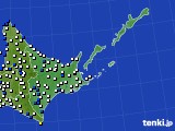 2021年06月07日の道東のアメダス(風向・風速)
