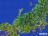 北陸地方のアメダス実況(日照時間)(2021年06月08日)