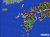 九州地方のアメダス実況(日照時間)(2021年06月09日)
