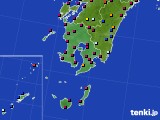 2021年06月09日の鹿児島県のアメダス(日照時間)