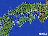 四国地方のアメダス実況(日照時間)(2021年06月11日)