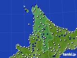 2021年06月11日の道北のアメダス(風向・風速)