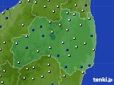 福島県のアメダス実況(風向・風速)(2021年06月11日)