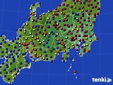 2021年06月12日の関東・甲信地方のアメダス(日照時間)