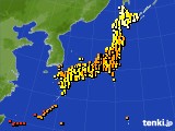 アメダス実況(気温)(2021年06月12日)