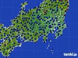 2021年06月13日の関東・甲信地方のアメダス(日照時間)