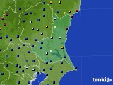 茨城県のアメダス実況(日照時間)(2021年06月13日)