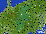 長野県のアメダス実況(日照時間)(2021年06月14日)