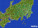 2021年06月14日の関東・甲信地方のアメダス(気温)