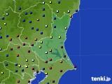 茨城県のアメダス実況(日照時間)(2021年06月15日)