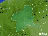 群馬県のアメダス実況(降水量)(2021年06月16日)