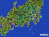 2021年06月17日の関東・甲信地方のアメダス(日照時間)