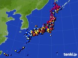 2021年06月17日のアメダス(日照時間)