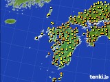 2021年06月17日の九州地方のアメダス(気温)