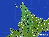 2021年06月19日の道北のアメダス(風向・風速)