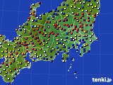 関東・甲信地方のアメダス実況(日照時間)(2021年06月20日)