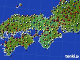 近畿地方のアメダス実況(日照時間)(2021年06月20日)