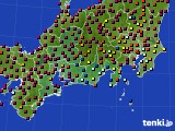 2021年06月21日の東海地方のアメダス(日照時間)