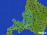 道央のアメダス実況(日照時間)(2021年06月21日)