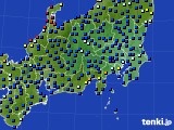 関東・甲信地方のアメダス実況(日照時間)(2021年06月22日)