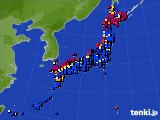 アメダス実況(日照時間)(2021年06月22日)