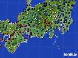 2021年06月23日の東海地方のアメダス(日照時間)