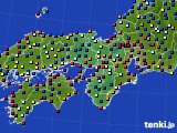 近畿地方のアメダス実況(日照時間)(2021年06月23日)