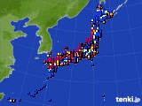 アメダス実況(日照時間)(2021年06月24日)