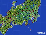 関東・甲信地方のアメダス実況(日照時間)(2021年06月25日)