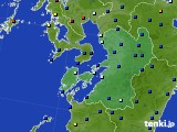 熊本県のアメダス実況(日照時間)(2021年06月27日)