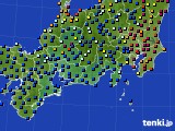 2021年06月28日の東海地方のアメダス(日照時間)