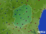 2021年06月28日の栃木県のアメダス(日照時間)