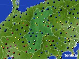 長野県のアメダス実況(日照時間)(2021年06月29日)