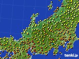 2021年06月29日の北陸地方のアメダス(気温)