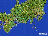 東海地方のアメダス実況(気温)(2021年06月29日)