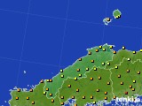 2021年06月29日の島根県のアメダス(気温)