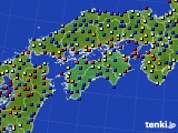 四国地方のアメダス実況(日照時間)(2021年06月30日)