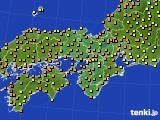 2021年06月30日の近畿地方のアメダス(気温)