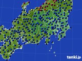 2021年07月01日の関東・甲信地方のアメダス(日照時間)