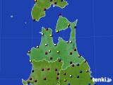 2021年07月01日の青森県のアメダス(日照時間)